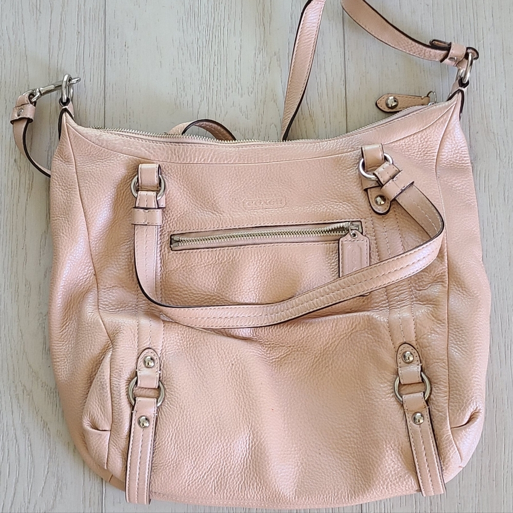 Coach Satchel Bag Purse rose